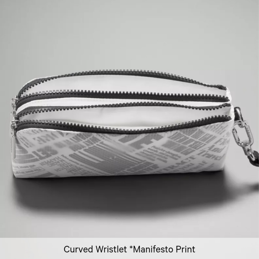 Lulumelon Black and White Clutch Wristlet - Picture 5 of 13